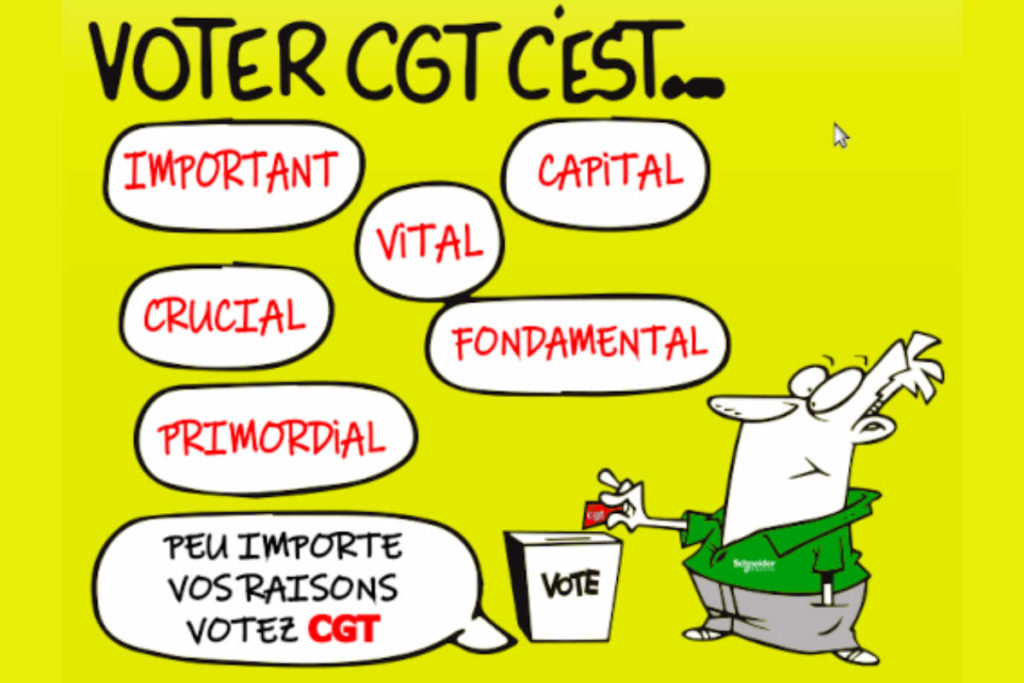 voter CGT pour la défense des droits du travail