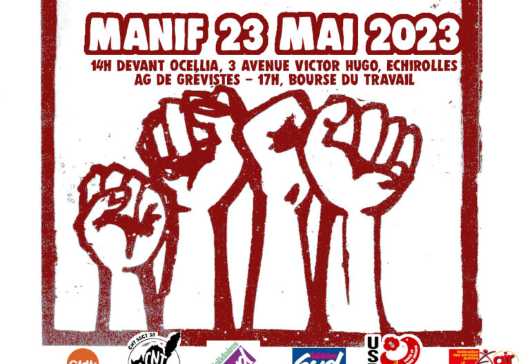 Manifestation des personnels Médico-sociaux 23 mai 2023